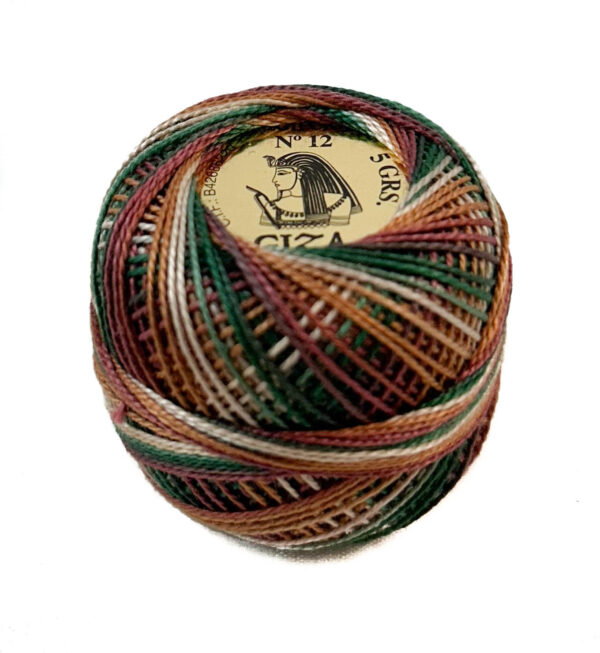 Ovillo 5gr Nº8 y Nº12 Multicolor de Algodón Giza para bordar - Perfecto para tus proyectos